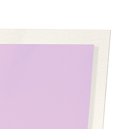 BE YOU: Colourblock Art Print