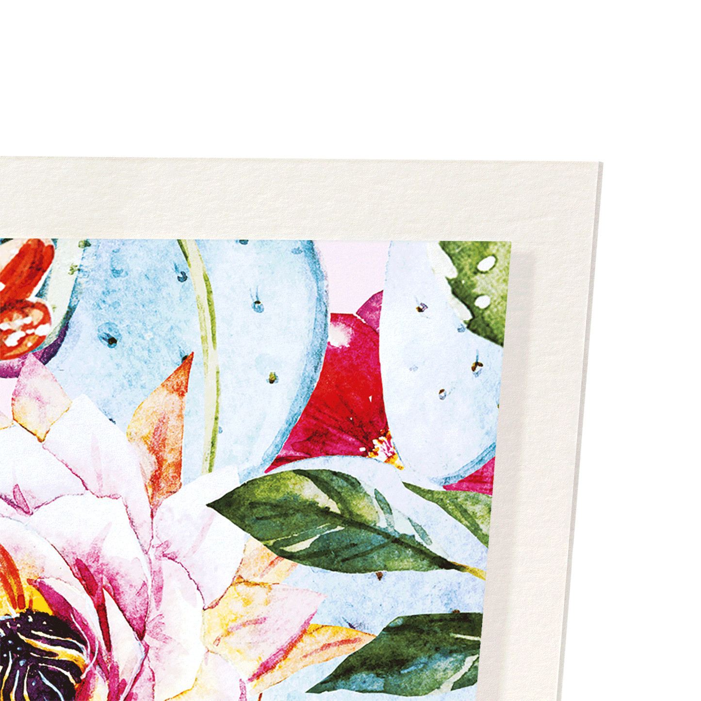 CACTI FLOWERS: Painting Art Print