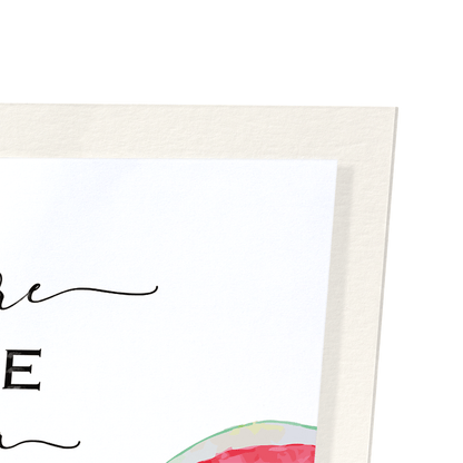 ONE IN A MELON: Watercolour Art Print
