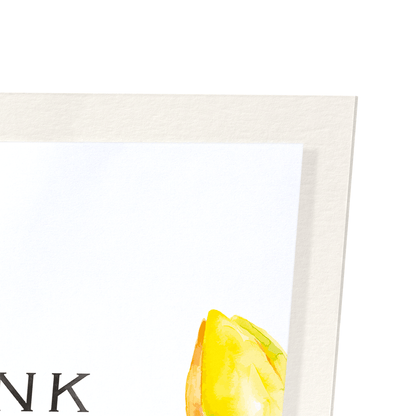 TULIP OF THANKS: Watercolour Art Print