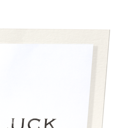 LUCKY CLOVER: Watercolour Art Print