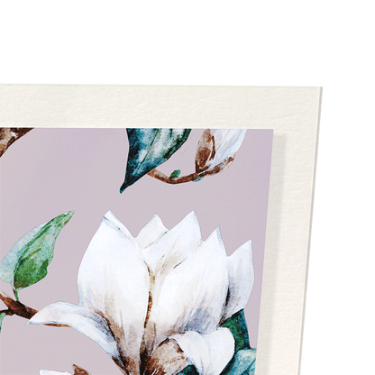 ELEGANT MAGNOLIA: Painting Art Print