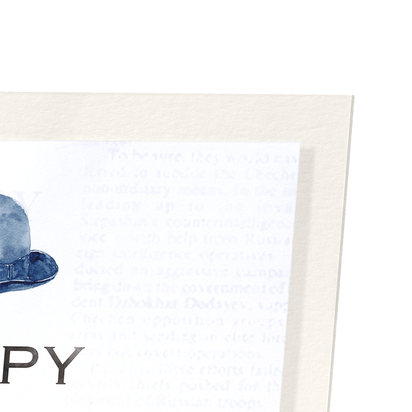 BIRTHDAY OLD BOY: Watercolour Art Print