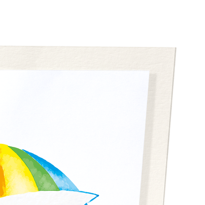 SORRY YOU'RE LEAVING BALLOON: Watercolour Art Print