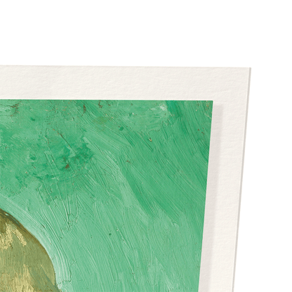 SELF-PORTRAIT AS A BONZE BY VAN GOGH: Painting Art Print