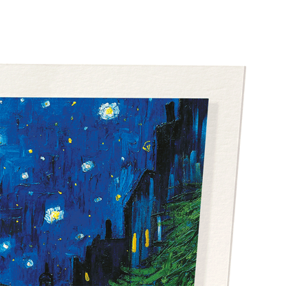 CAFÉ TERRACE AT NIGHT BY VAN GOGH: Painting Art Print