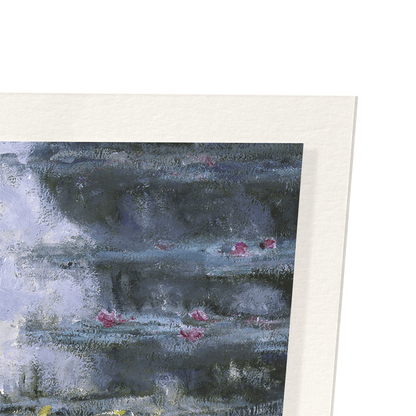 WATER LILIES NO.2 BY MONET: Painting Art Print