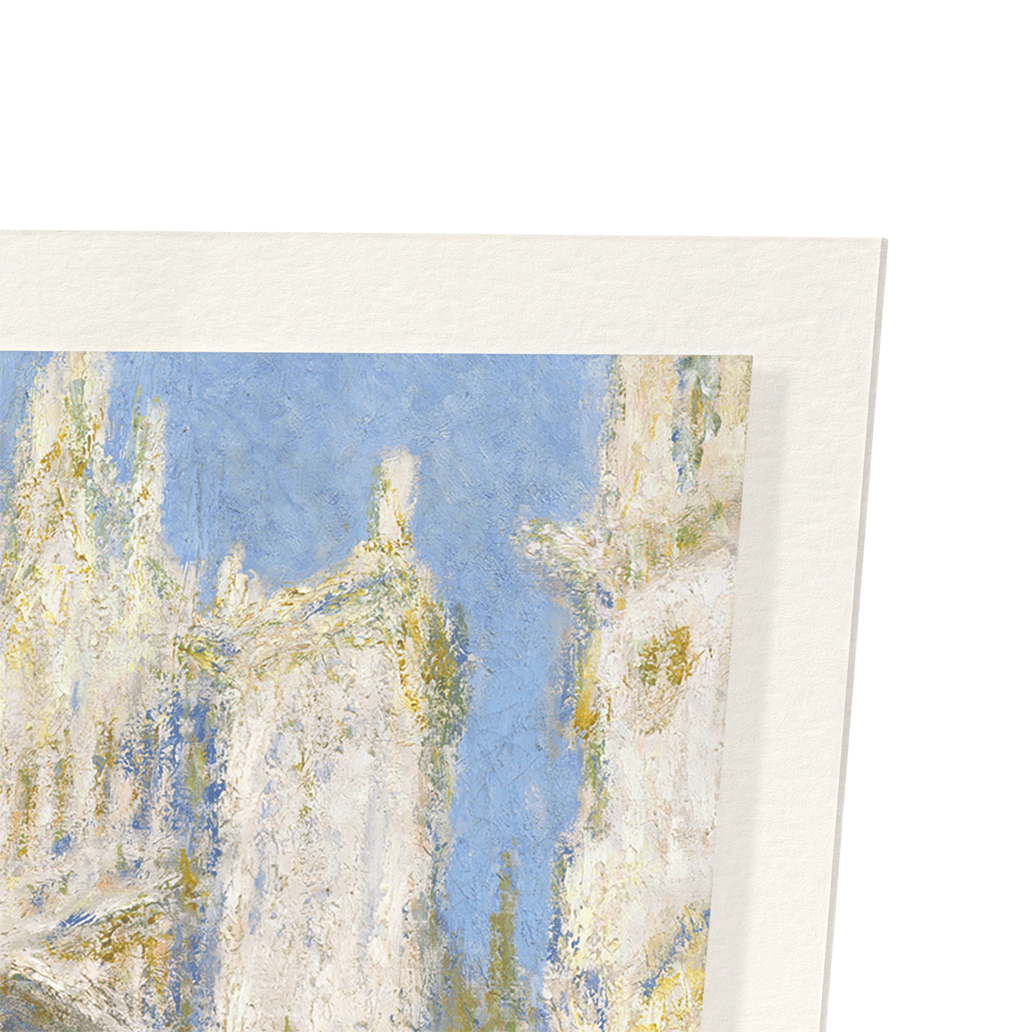 ROUEN CATHEDRAL WEST FAÇADE BY MONET: Painting Art Print
