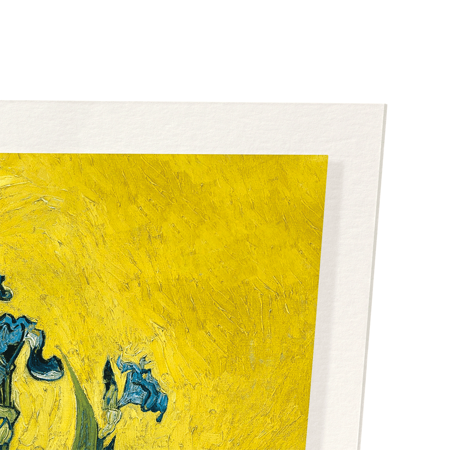 VASE WITH IRISES BY VAN GOGH: Painting Art Print