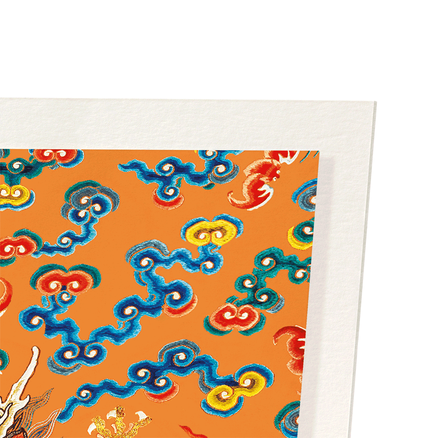 IMPERIAL SILK DRAGON ROBE (18THC): Painting Art Print