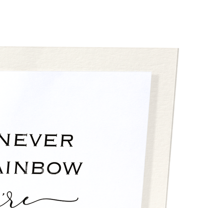 FINDING A RAINBOW: Watercolour Art Print