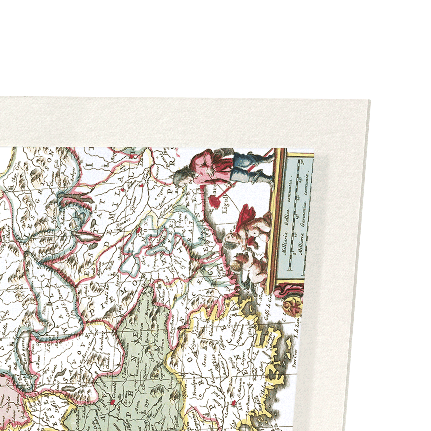 FRANCE (1665): Antique Map Art Print