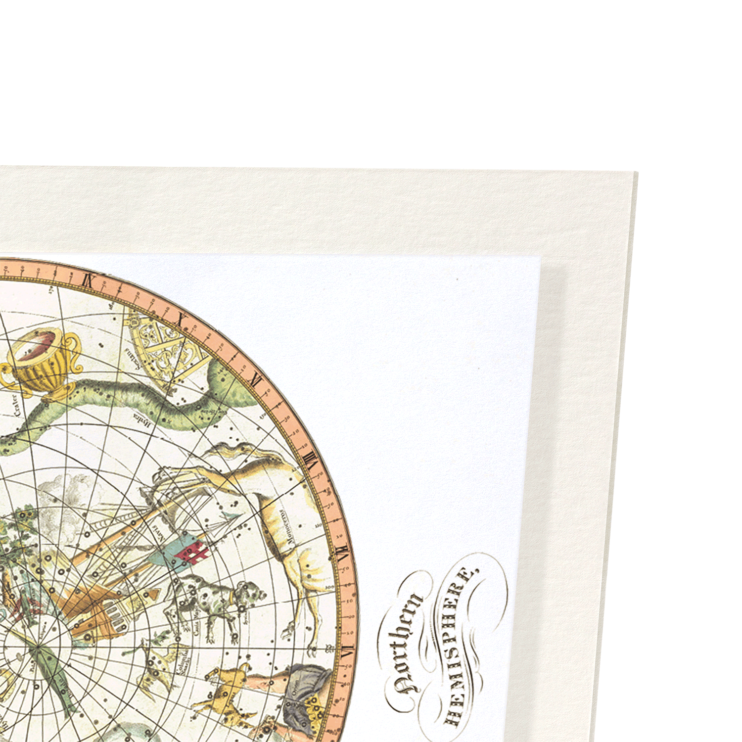 CELESTIAL MAP (1820): Antique Map Art Print