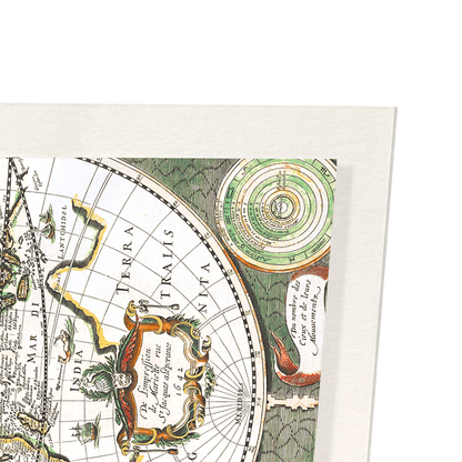 TERRARUM ORBIS GEOGRAPHICA (1643): Antique Map Art Print