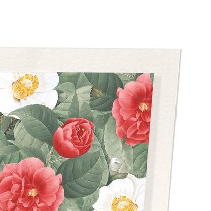CAMELLIA JAPONICA: Pattern Art Print