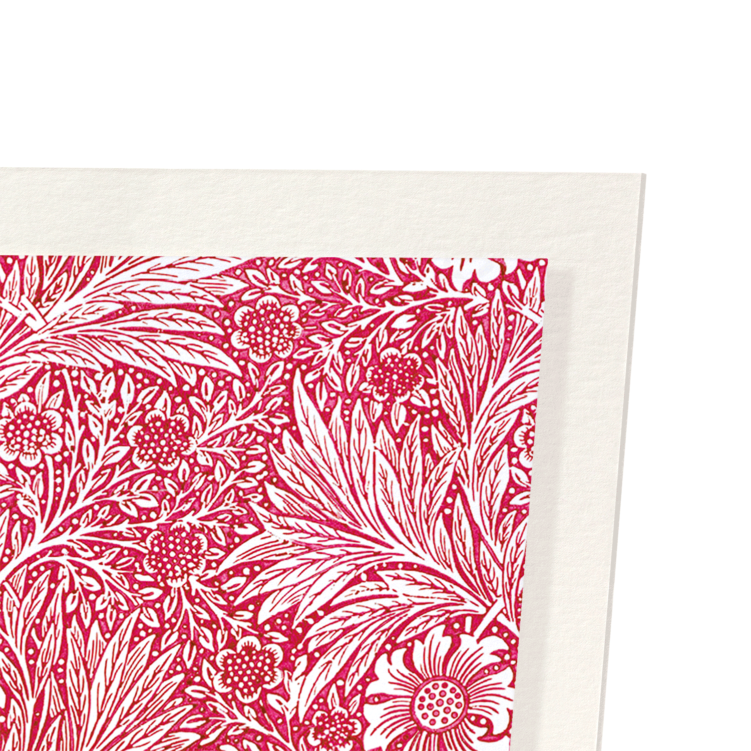 RED MARIGOLD: Pattern Art Print