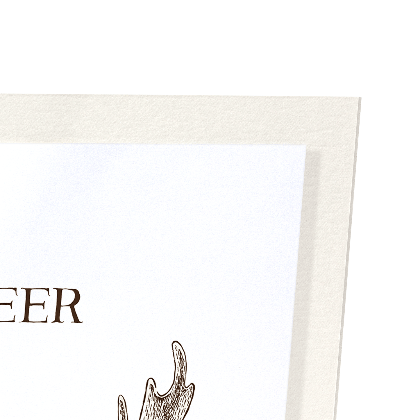 OH DEER ANOTHER YEAR : Victorian Art Print