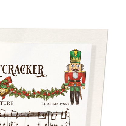 NUTCRACKER MUSIC SCORE: Victorian Art Print