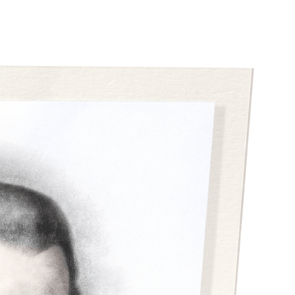 PORTRAIT OF MOZART: Charcoal Art Print