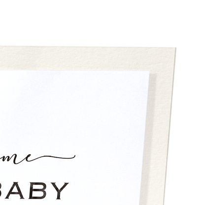 STORK AND BABY: Watercolour Art Print