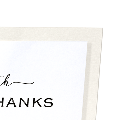BOUQUET OF THANKS: Watercolour Art Print