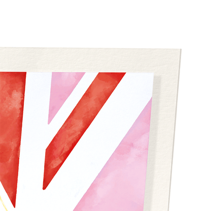 PINK JACK BIRTHDAY: Watercolour Art Print