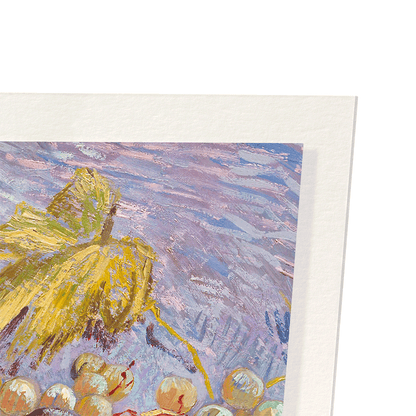 GRAPES, LEMONS, PEARS, AND APPLES (1887): Painting Art Print