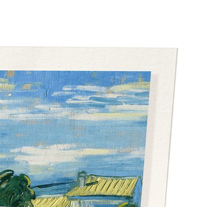 GREEN WHEAT (1889): Painting Art Print