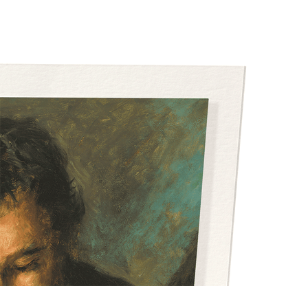 PORTRAIT OF CLAUDE MONET (1872): Painting Art Print
