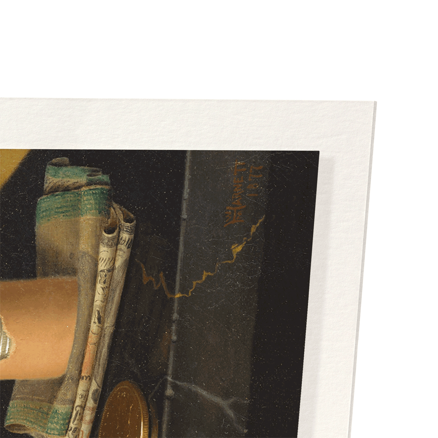 THE BANKER’S TABLE (1877): Painting Art Print