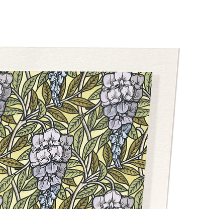 WISTERIA (1896): Pattern Art Print