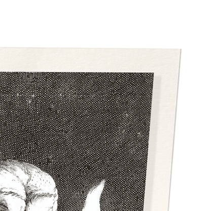 WISE OWL (1625): Painting Art Print