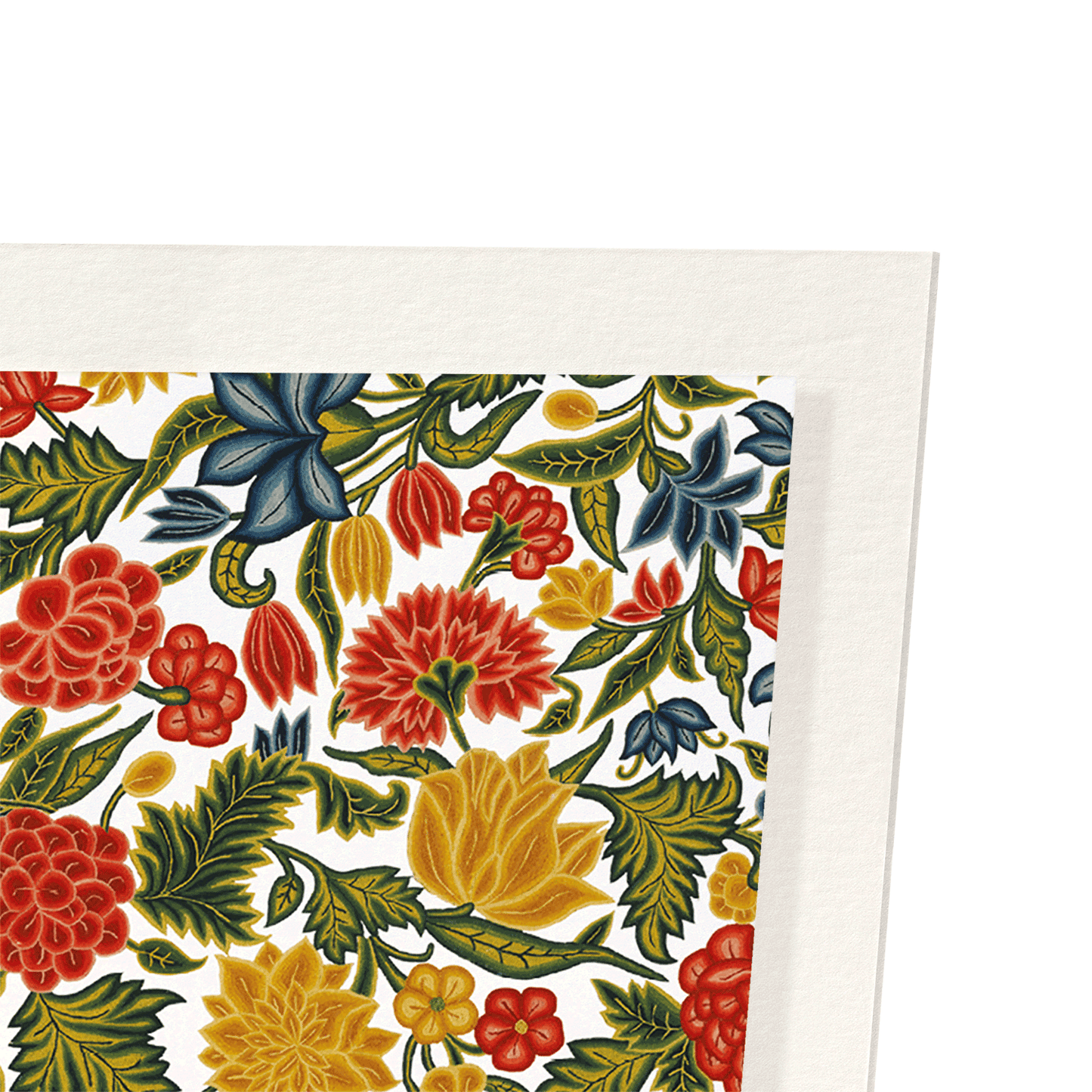 FLOWER DESIGN (18TH C.): Pattern Art Print
