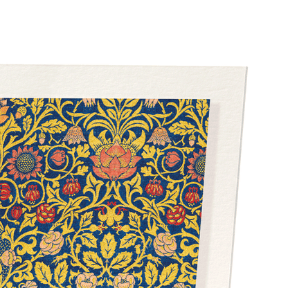VIOLET AND COLUMBINE (1883): Pattern Art Print