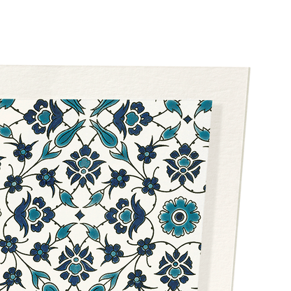 PERSIAN FLORAL DESIGN (C.1890): Pattern Art Print