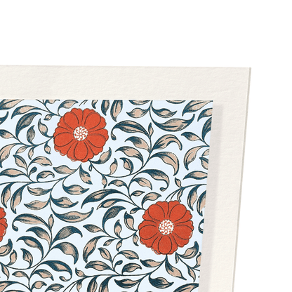 RED CAMELLIA : Pattern Art Print