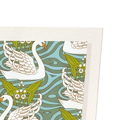 SWAN AND KATNISS (1897) : Pattern Art Print
