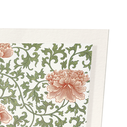 PATTERN OF PINK PEONIES : Pattern Art Print
