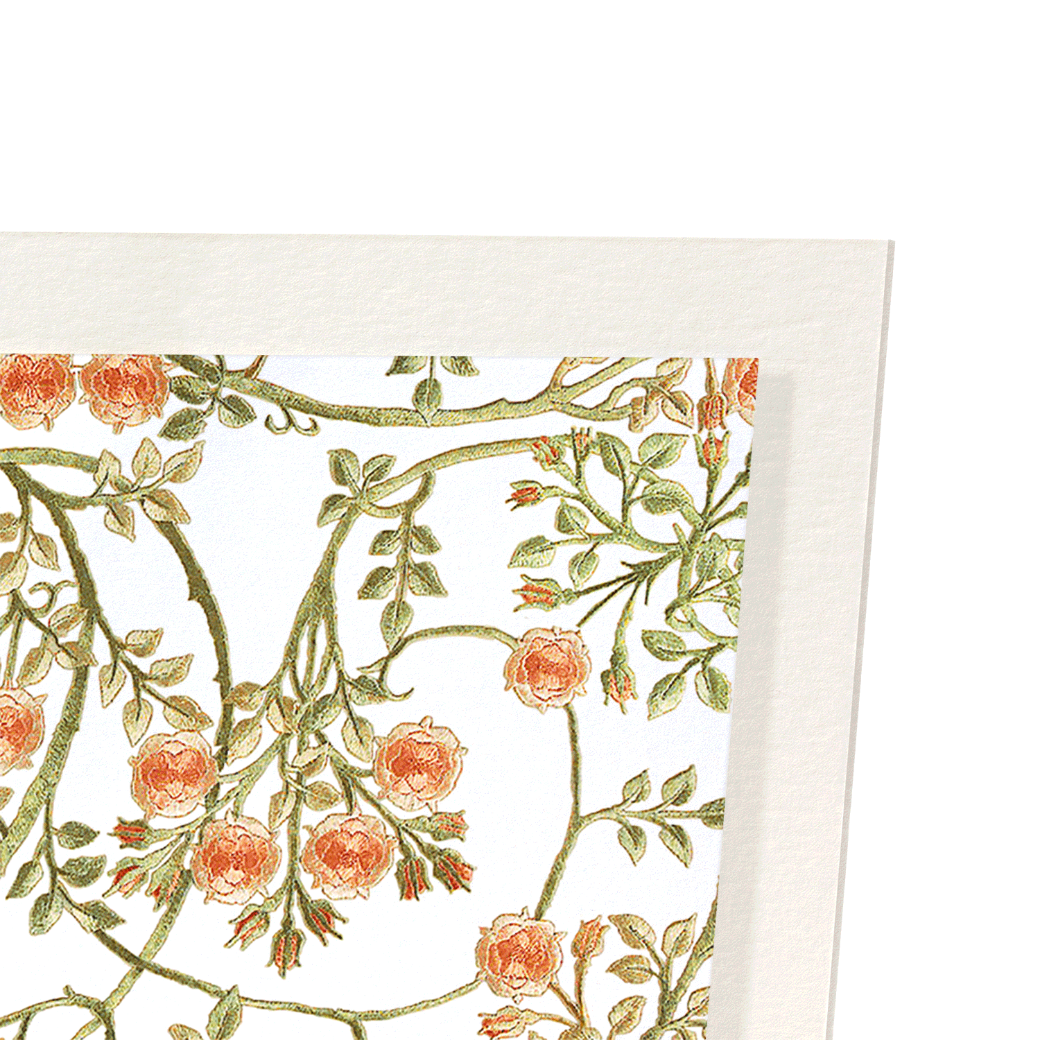 BRIAR ROSES EMBROIDERY: Pattern Art Print