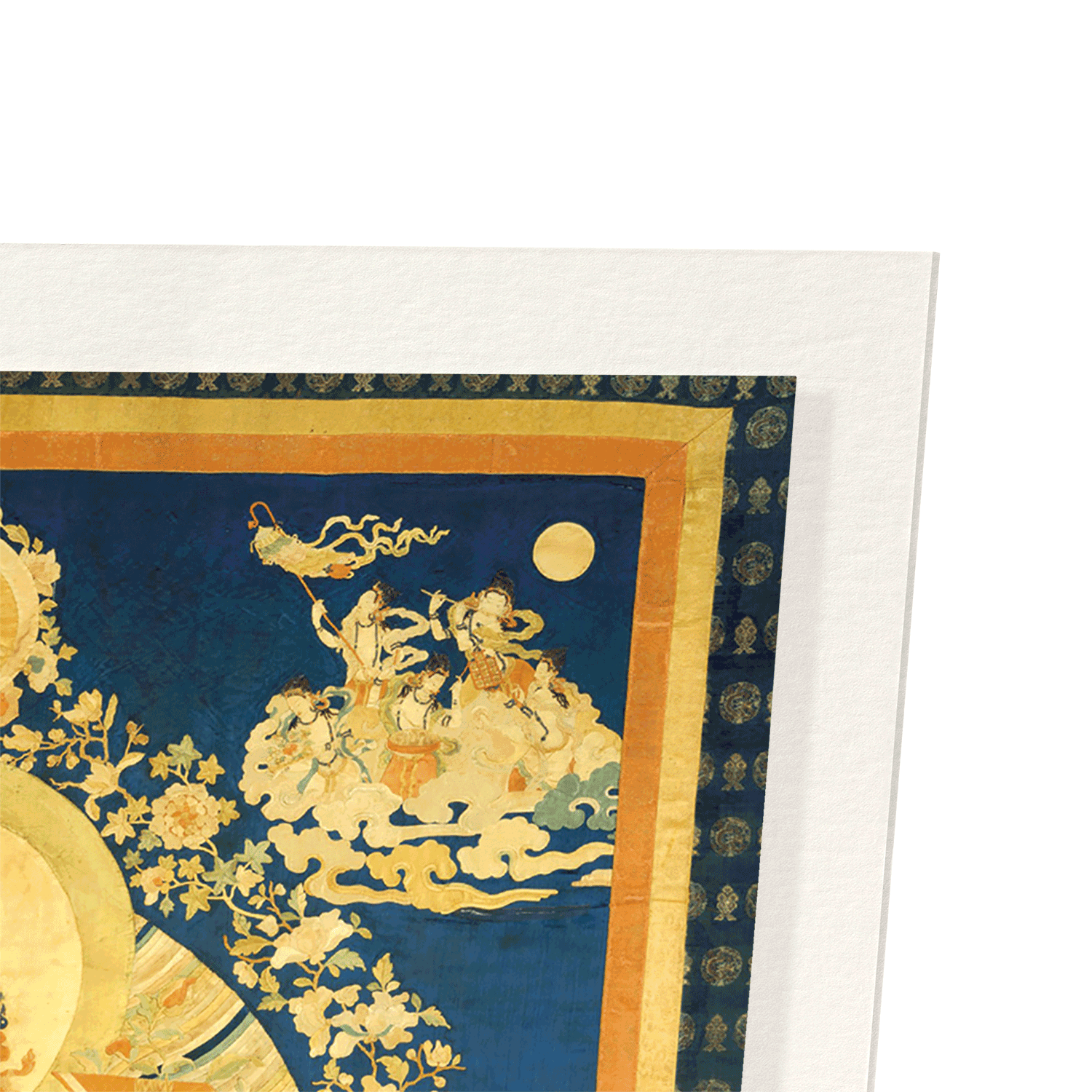 MANJUSHRI BODHISATTVA OF WISDOM (17TH-18TH C.): Painting Art Print