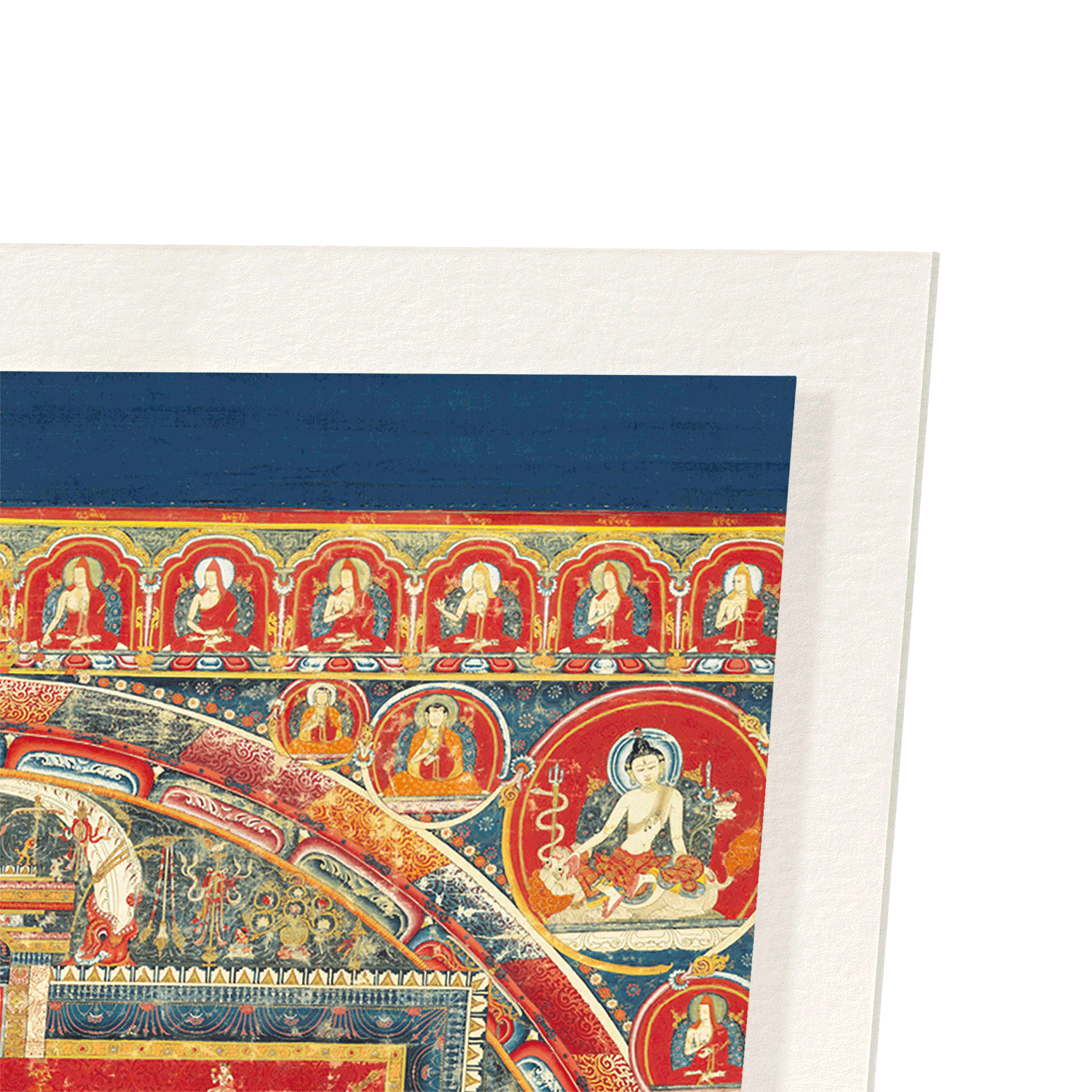 MANDALA OF MANJUVAJRA (LATE 14TH C.): Painting Art Print