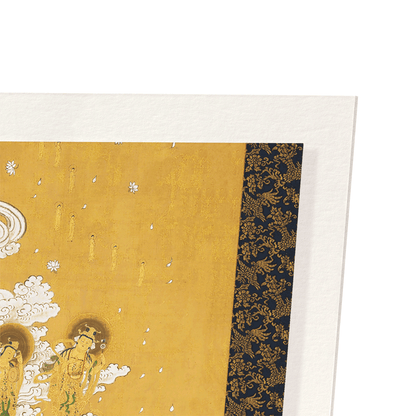 DESCENT OF AMIDA BUDDHA (1668): Painting Art Print