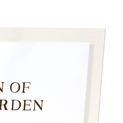 QUEEN OF THE GARDEN: Victorian Art Print