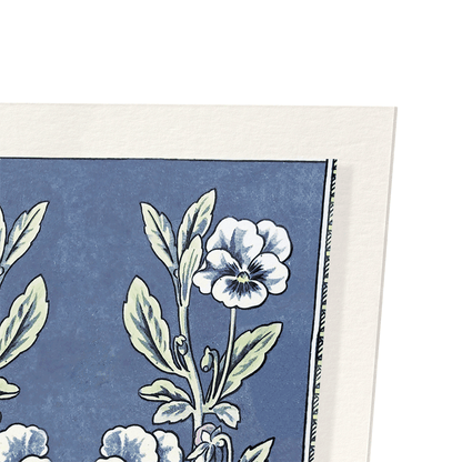 MINTON HOLLINS FLOWERS IN POTS (LATE 19TH C.): Painting Art Print