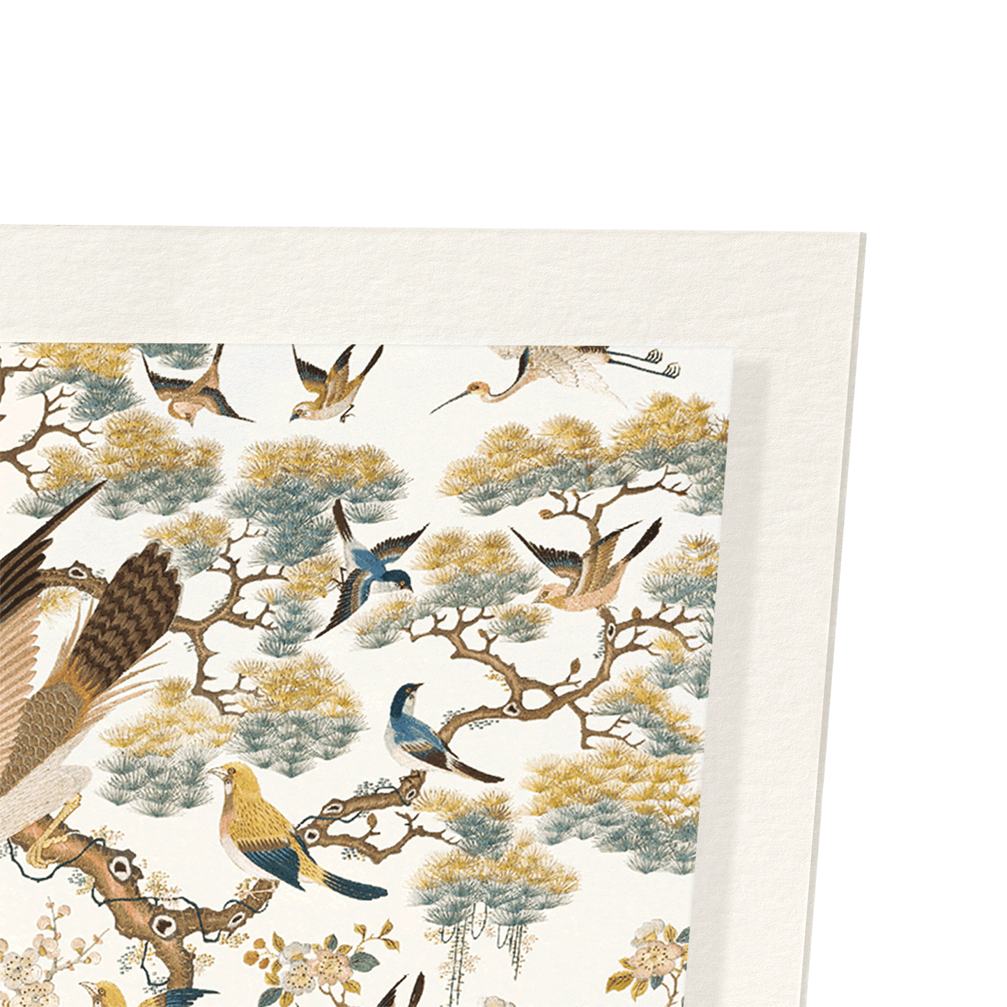 EMBROIDERED PANEL (18TH C): Pattern Art Print