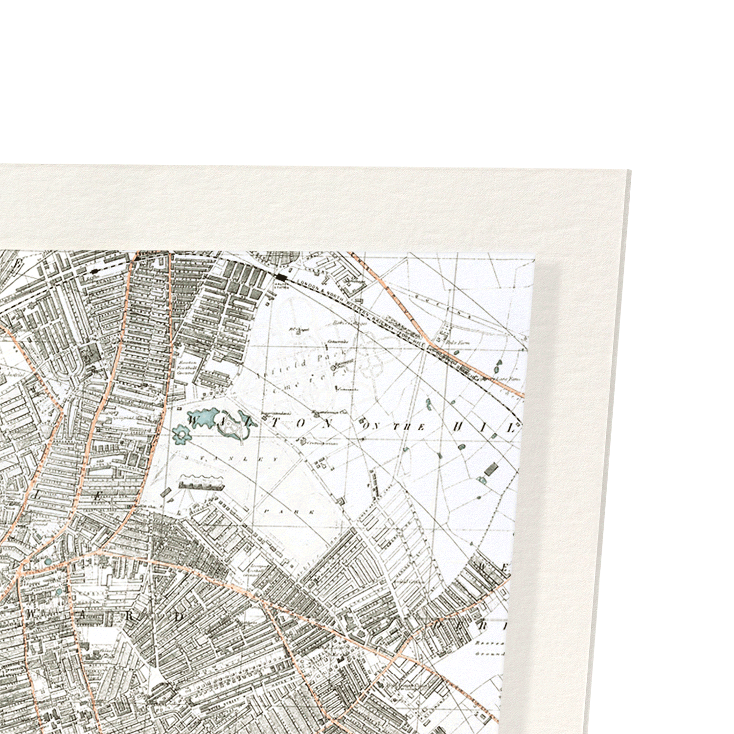 MAP OF LIVERPOOL (C.1885): Map antique Art Print