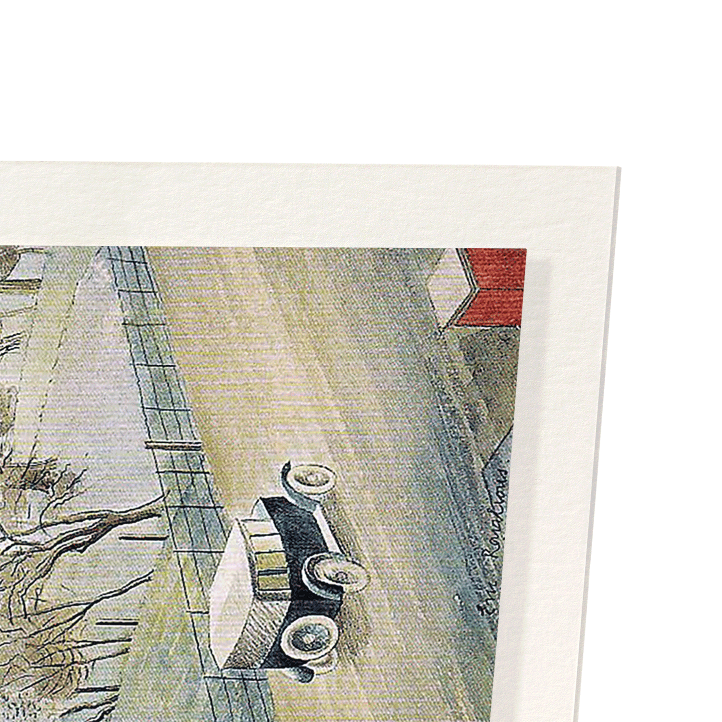 CHISWICK EYOT (1933): Painting Art Print