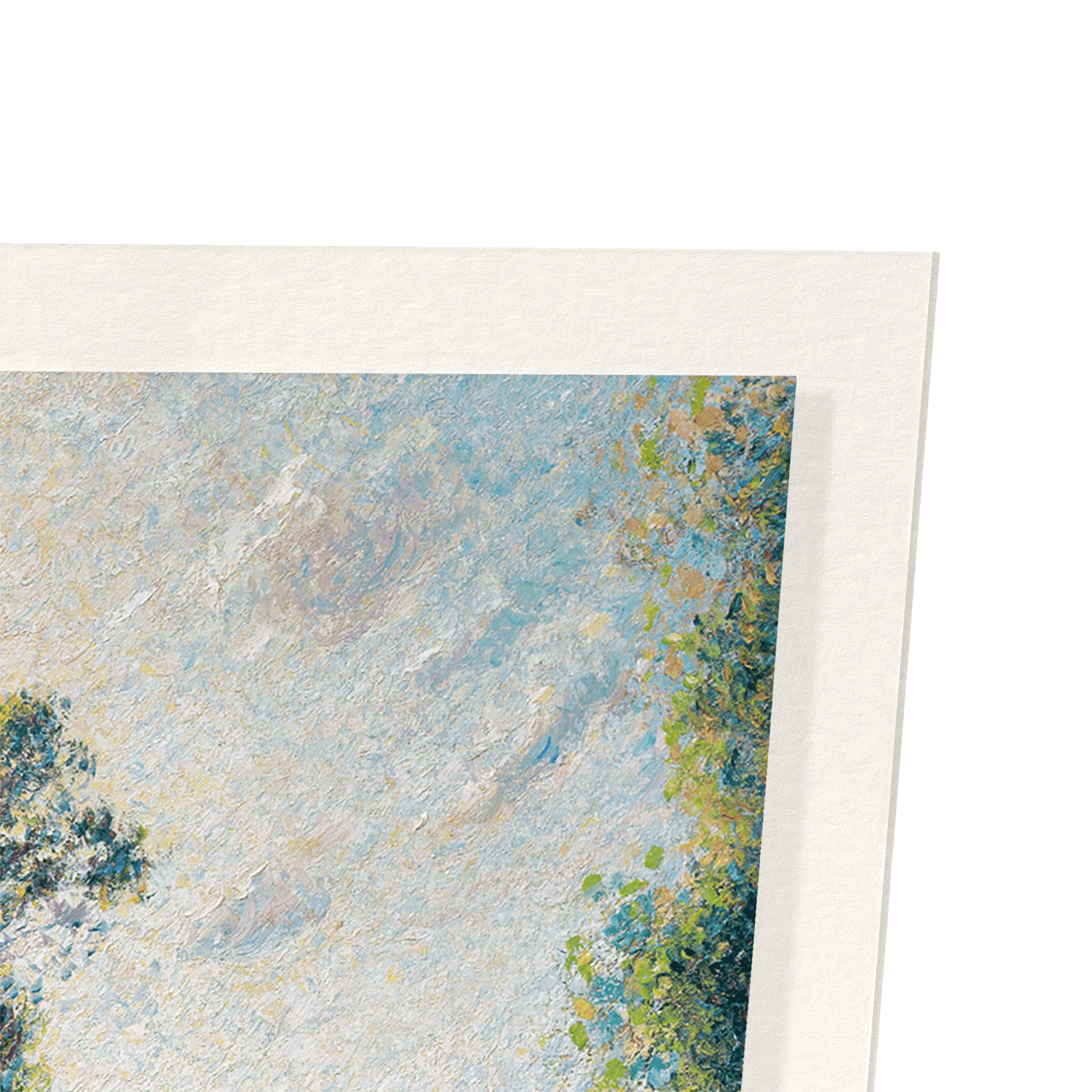LANDSCAPE AT SAINT-CHARLES, SUNSET (1891): Painting Art Print