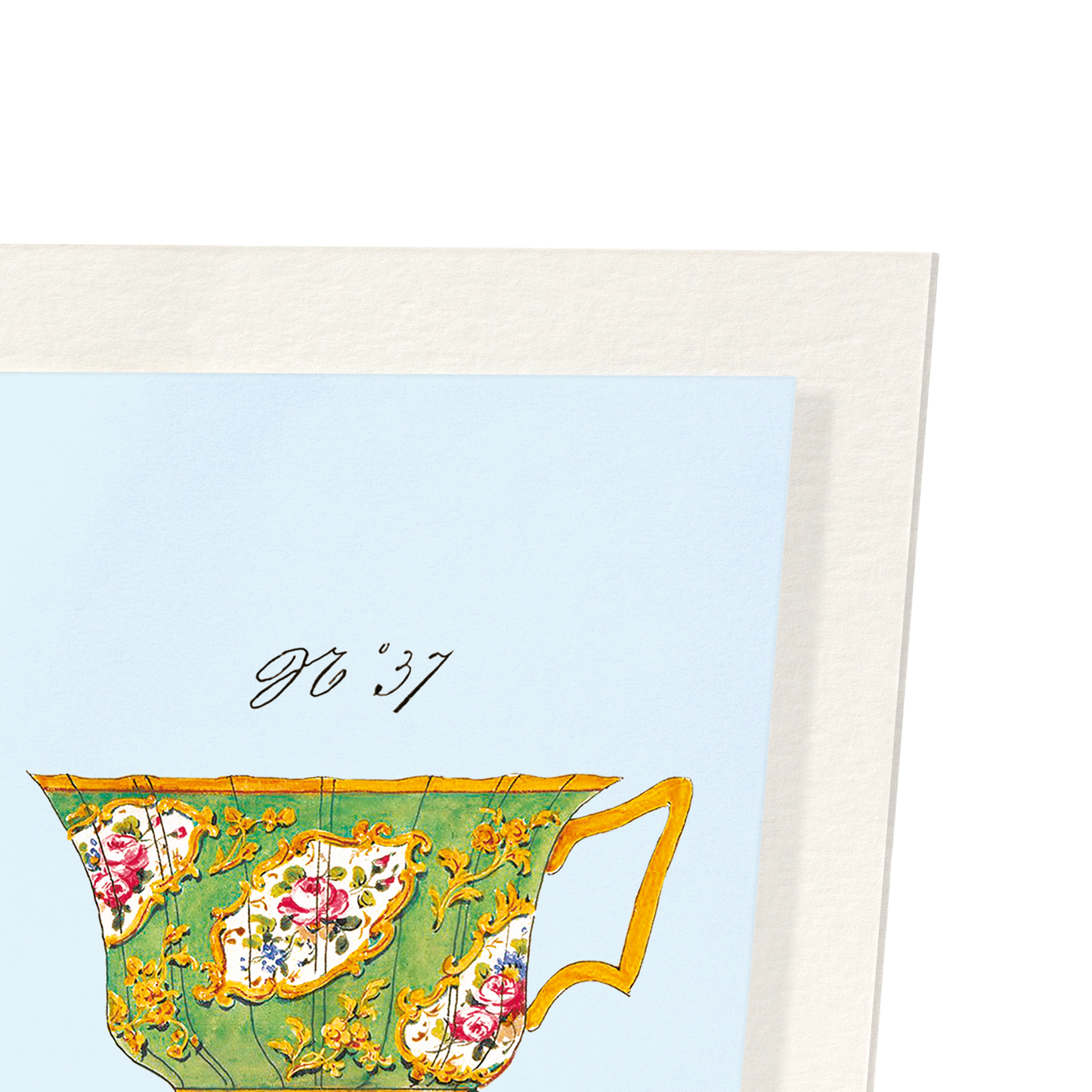 FRENCH TEA CUP SET E (C. 1825-1850): Painting Art Print