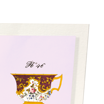 FRENCH TEA CUP SET F (C. 1825-1850): Painting Art Print